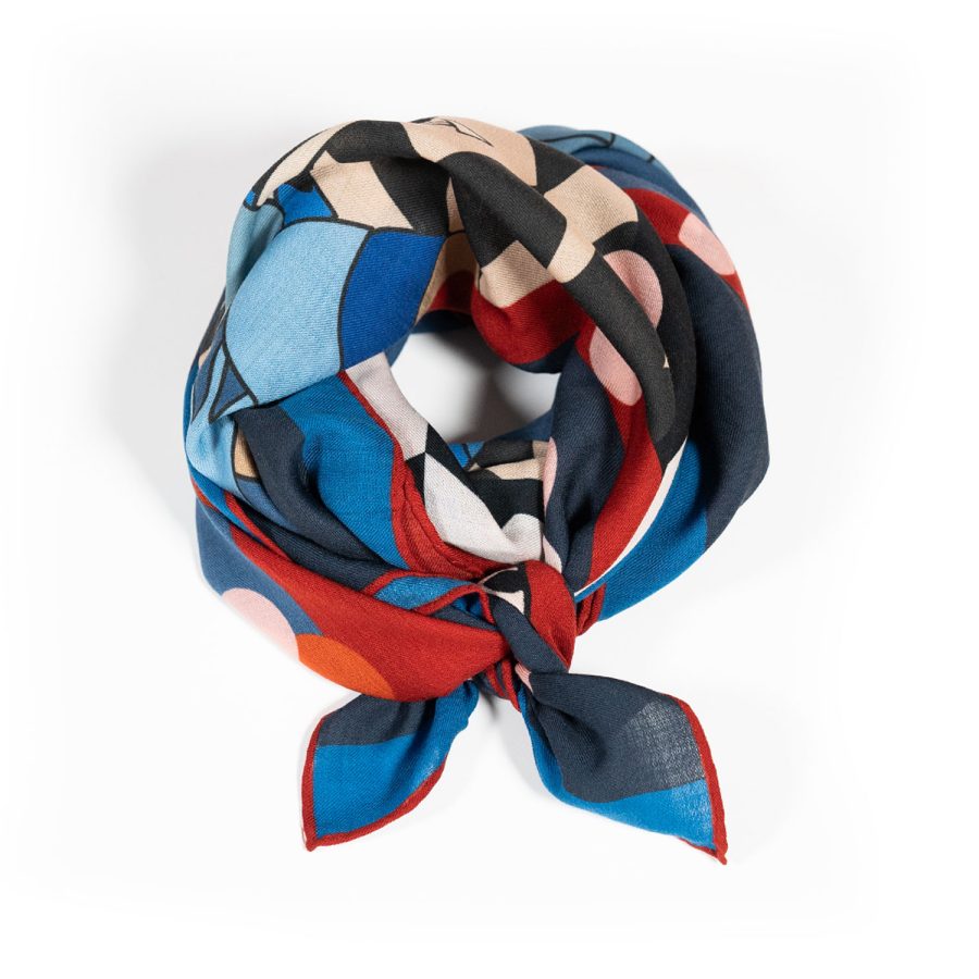 STUDIO54 | Wool | Blue - Cherry - Navy