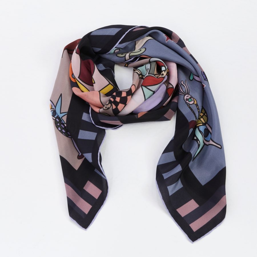 BE A MERMAID | Silk Standard | BLUE