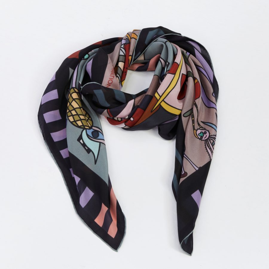 BE A MERMAID | Silk Standard | PURPLE