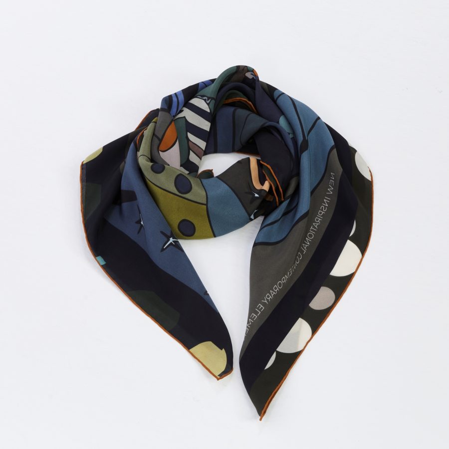 TRIO | Silk Standard | NAVY/GREEN