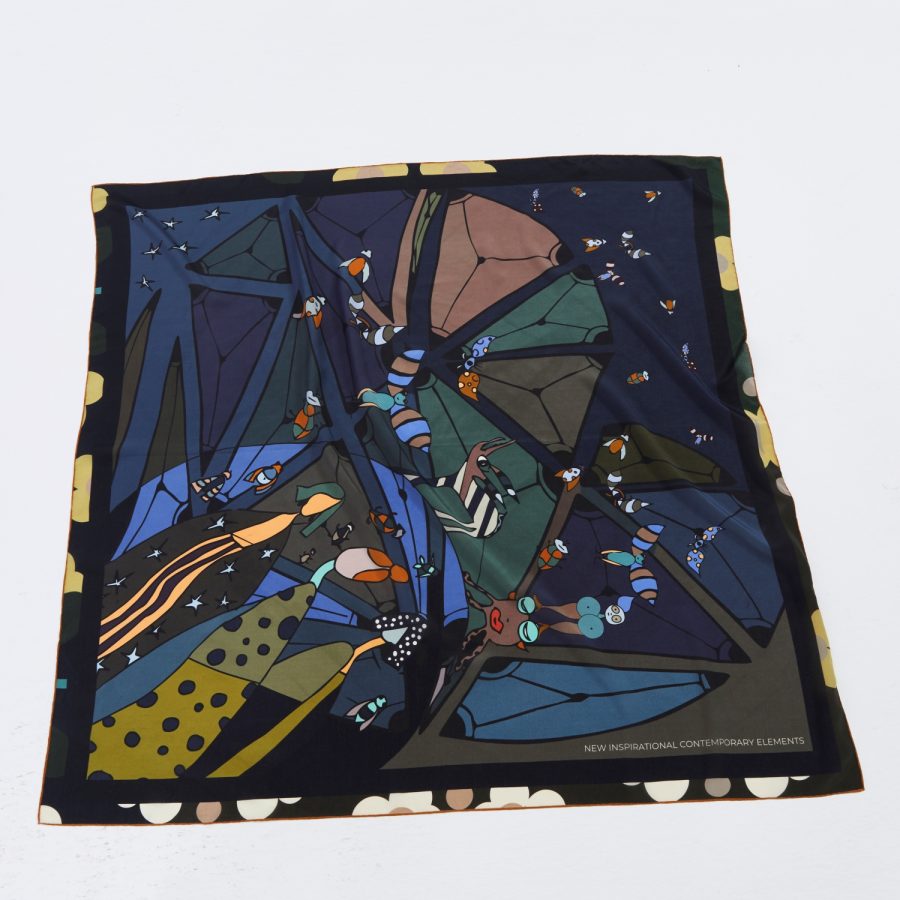 TRIO | Silk Standard | NAVY/GREEN
