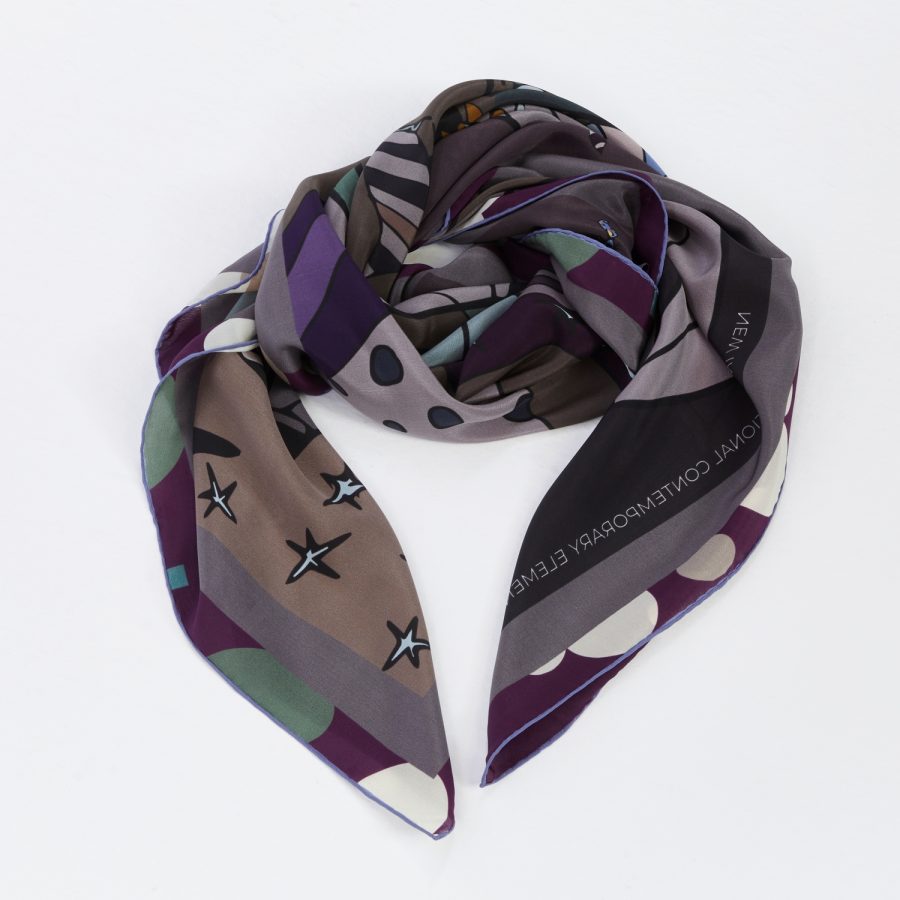 TRIO | Silk Standard | PURPLE/TAUPE