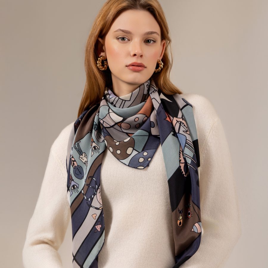 BACK TO BLACK | Silk Standard | MINT/CORAL