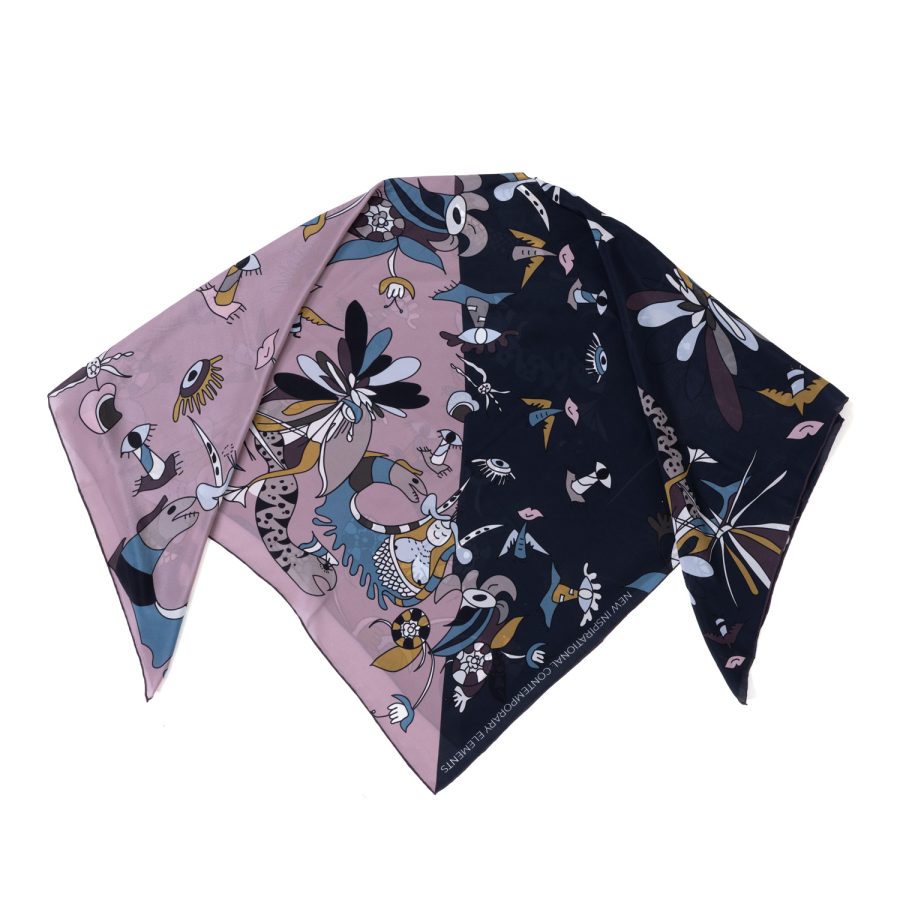 EQUINOX | Silk Standard | PINK/NAVY