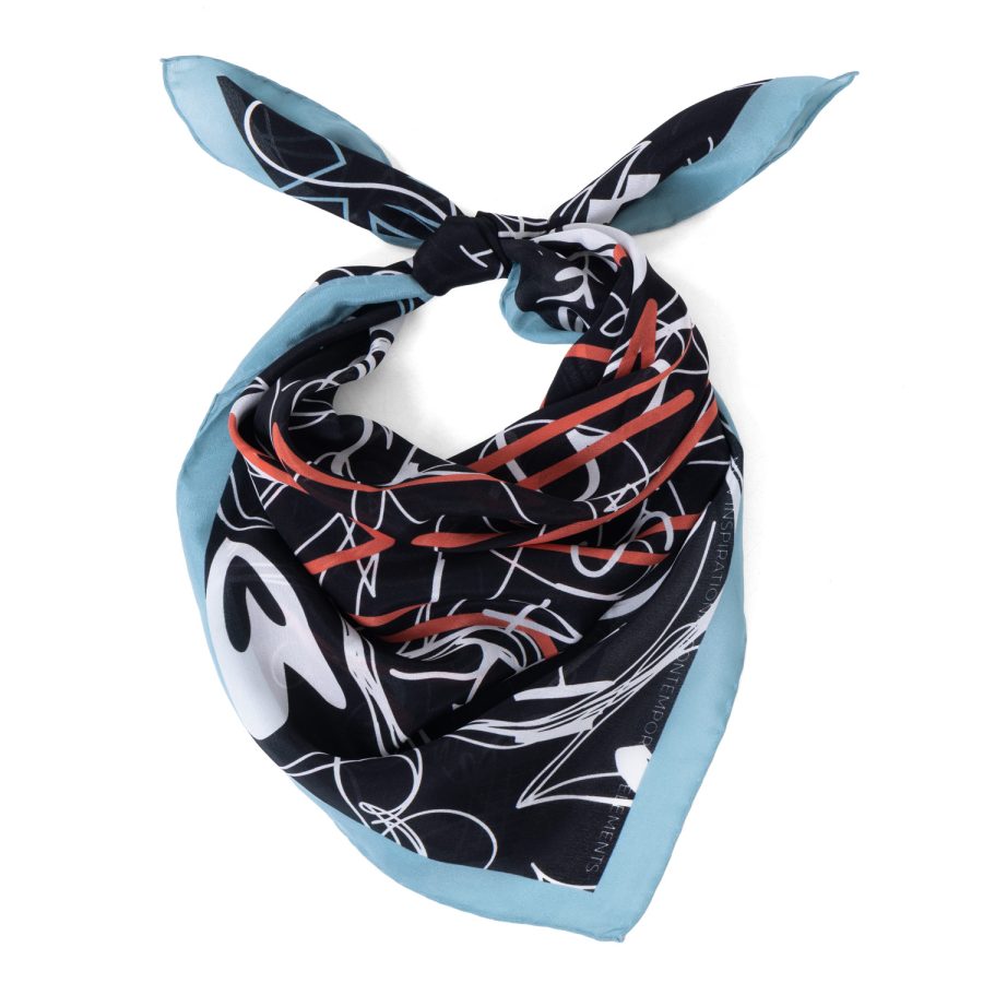 EPIC LOVE | Silk Mini | BLACK/TURQUOISE