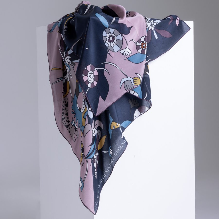 EQUINOX | Silk Standard | PINK/NAVY